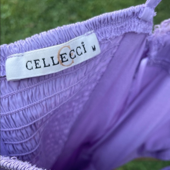 Lavender Ruffled Romper - Picture 2 of 7